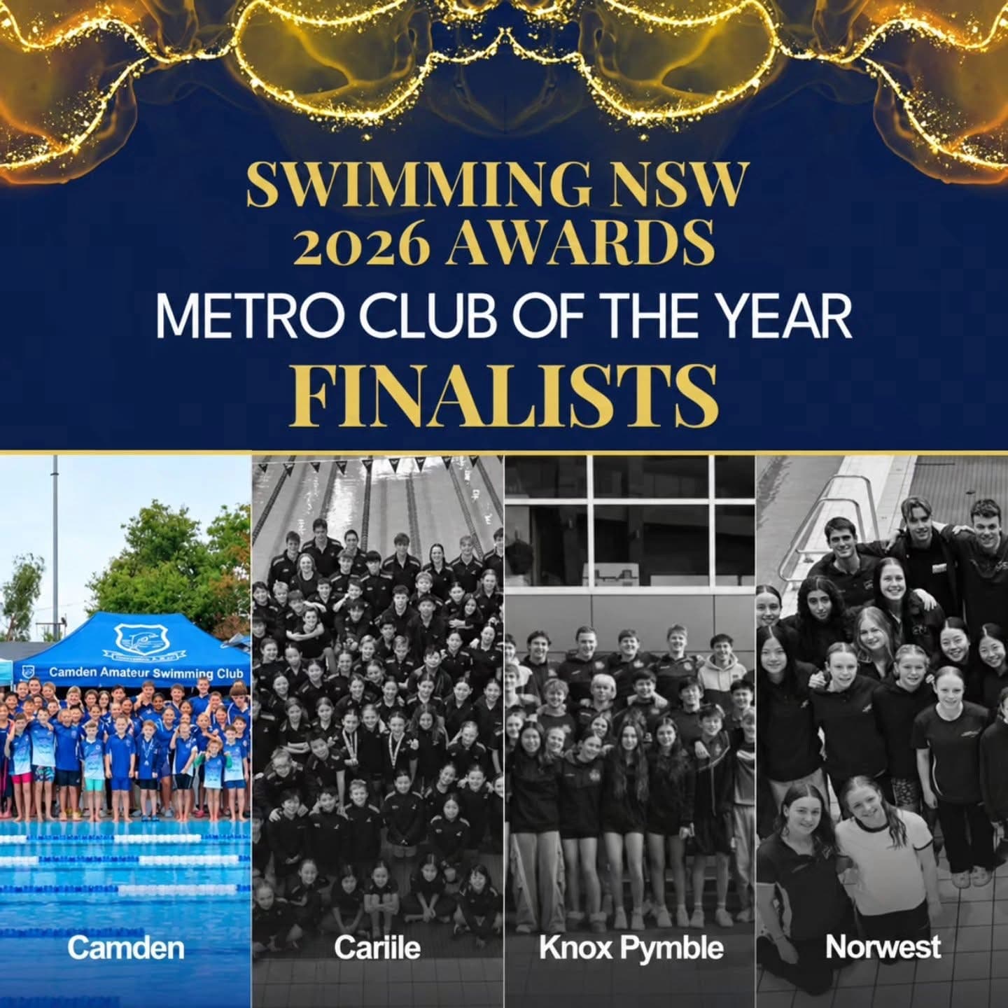CAMDEN SWIM CLUB NAMED FINALIST FOR METRO CLUB OF THE YEAR AT THE 2026 SWIMMING NSW AWARDS