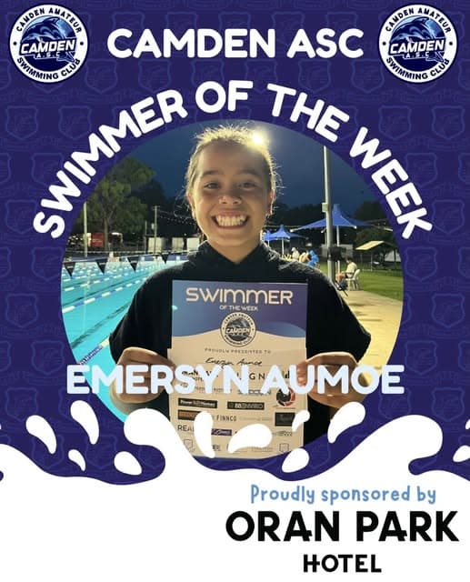 WEEK 19 SWIMMER OF THE WEEK